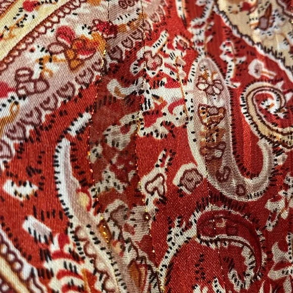 Lulus Paisley Long Sleeves Mini Cocktail Dress - Picture 12 of 13